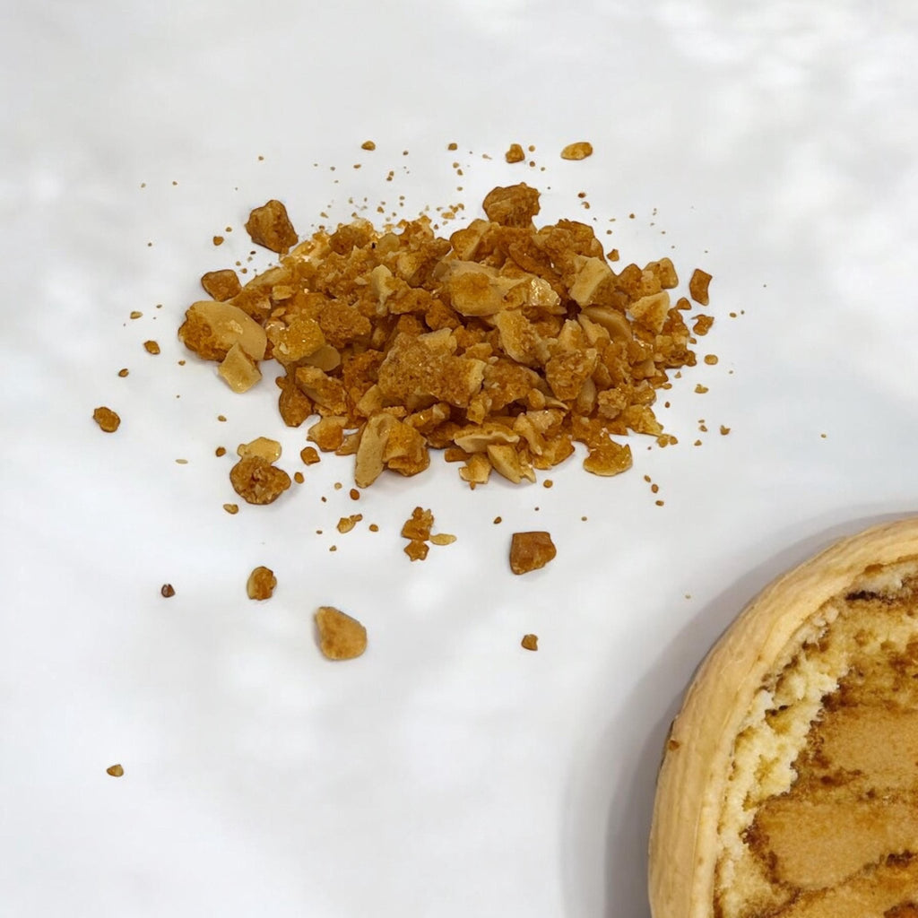 Honeycomb Garnish & Dessert Topping, Sponge Toffee Crumble, Caramelized Seafoam Gourmet Dessert Sprinkles - Winterberry Hearth
