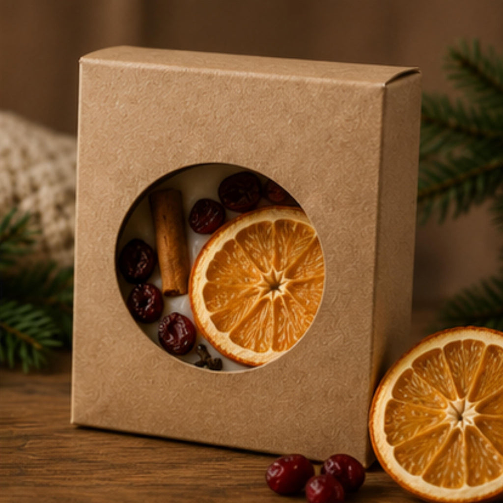 Cranberry Orange Hearth Wax Melt, Wickless Candle, Lamp Warmer Tart, Citrus Spice Aroma