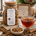 Hearthside Herbal Rooibos Tea, Orange Spice Loose Leaf Tea Blend, Naturally Caffeine Free