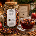 Fireside Orchard Rooibos Tea, Apple Citrus Spice Blend, Loose Leaf Tea, Naturally Caffeine Free
