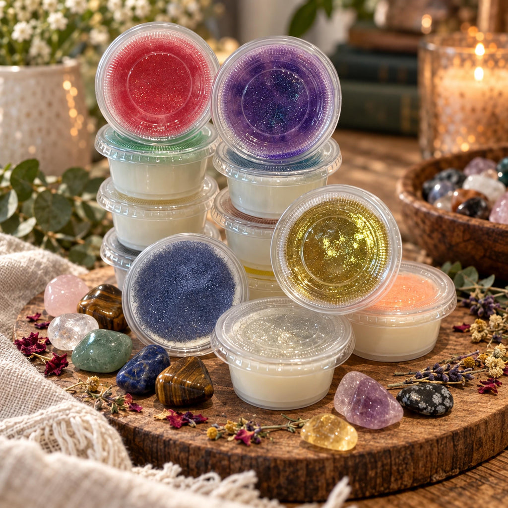 Aromatherapy Hidden Crystal Wax Melts, Surprise Gemstone Reveal Soy Blend Tarts, Spiritual Gift
