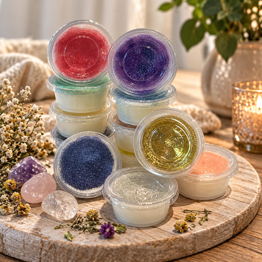 Aromatherapy Hidden Crystal Wax Melts, Surprise Gemstone Reveal Soy Blend Tarts, Spiritual Gift