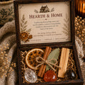 Kitchen Keepsake Crystal Set, Rustic Cottage Decor, Home Blessing, Housewarming Gift - Winterberry Hearth