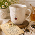 Ladybug Heart Tea Ball Infuser, Stainless Steel Herbal Tea Brewer - Winterberry Hearth