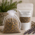 Lavender Pine Home Fragrance Sachet, Winter Sanctuary Bedroom Scents, Botanical Pillow Pouch - Winterberry Hearth