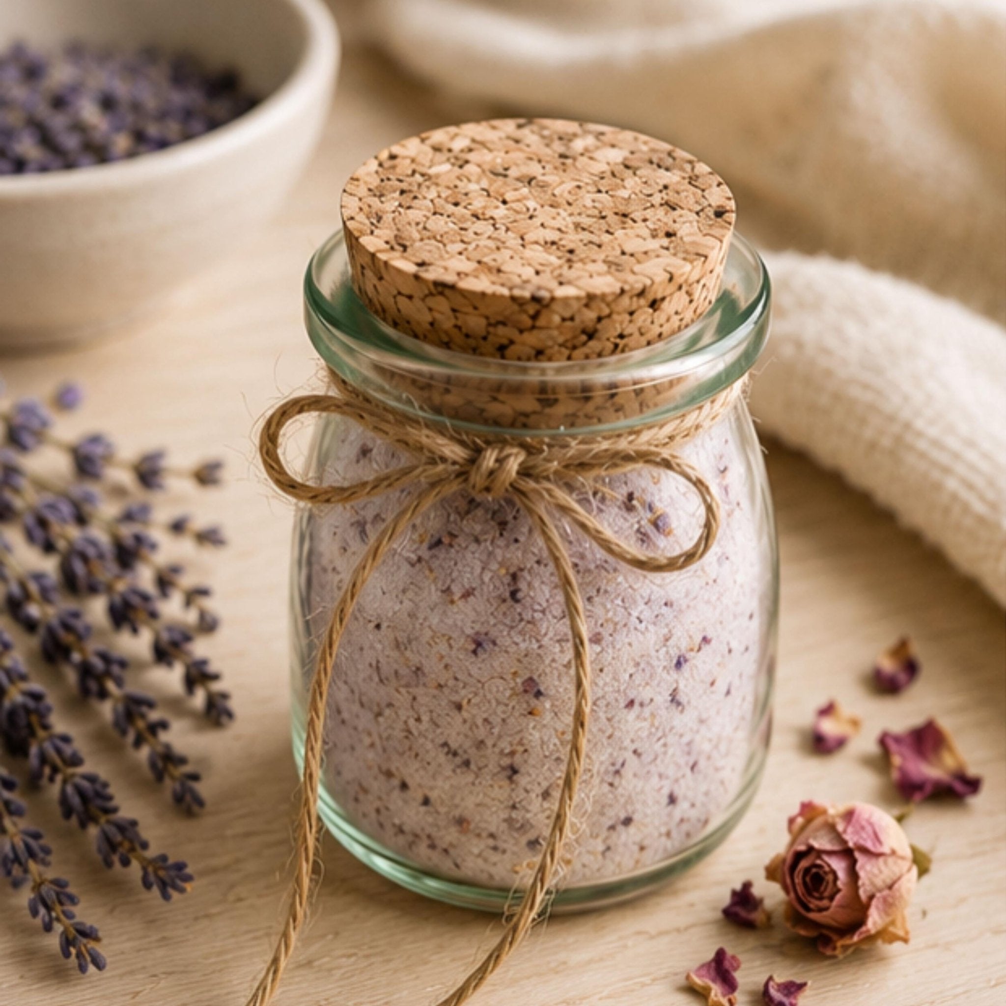 Lavender Rose Sugar, Tea Sweetener, Baking Garnish, Cocktail Mixer, Floral Mocktail Rimmer, Gourmet Pantry - Winterberry Hearth