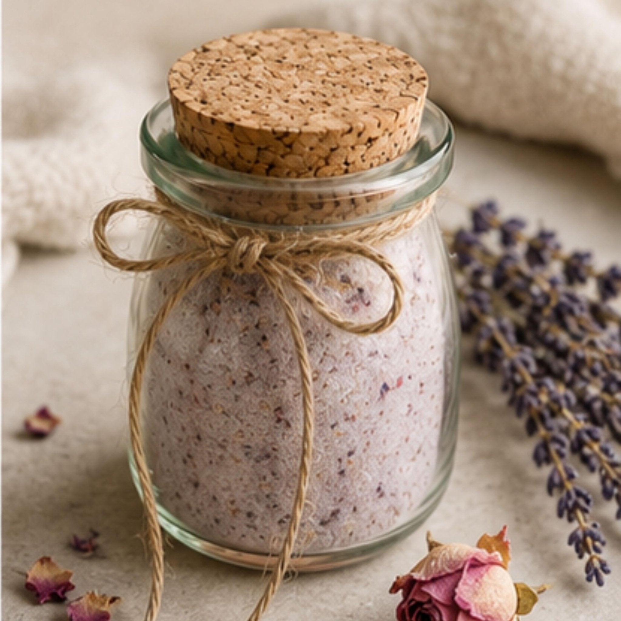 Lavender Rose Sugar, Tea Sweetener, Baking Garnish, Cocktail Mixer, Floral Mocktail Rimmer, Gourmet Pantry - Winterberry Hearth