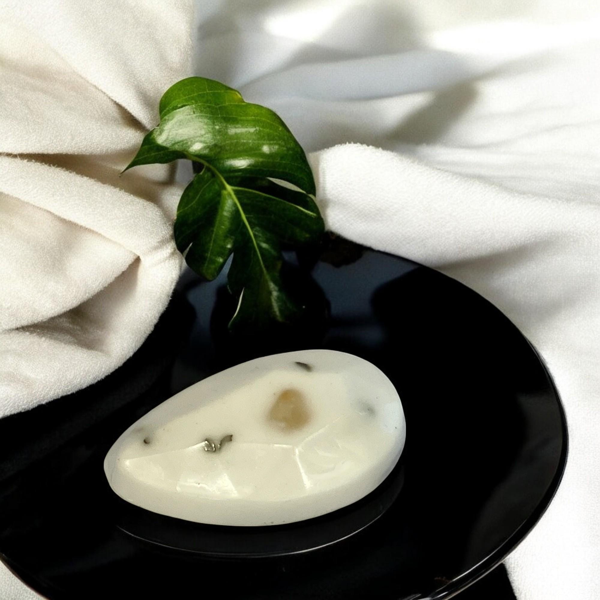 Leaf of Life Crystal Infused Soap, Herbal Wellness Gift - Winterberry Hearth
