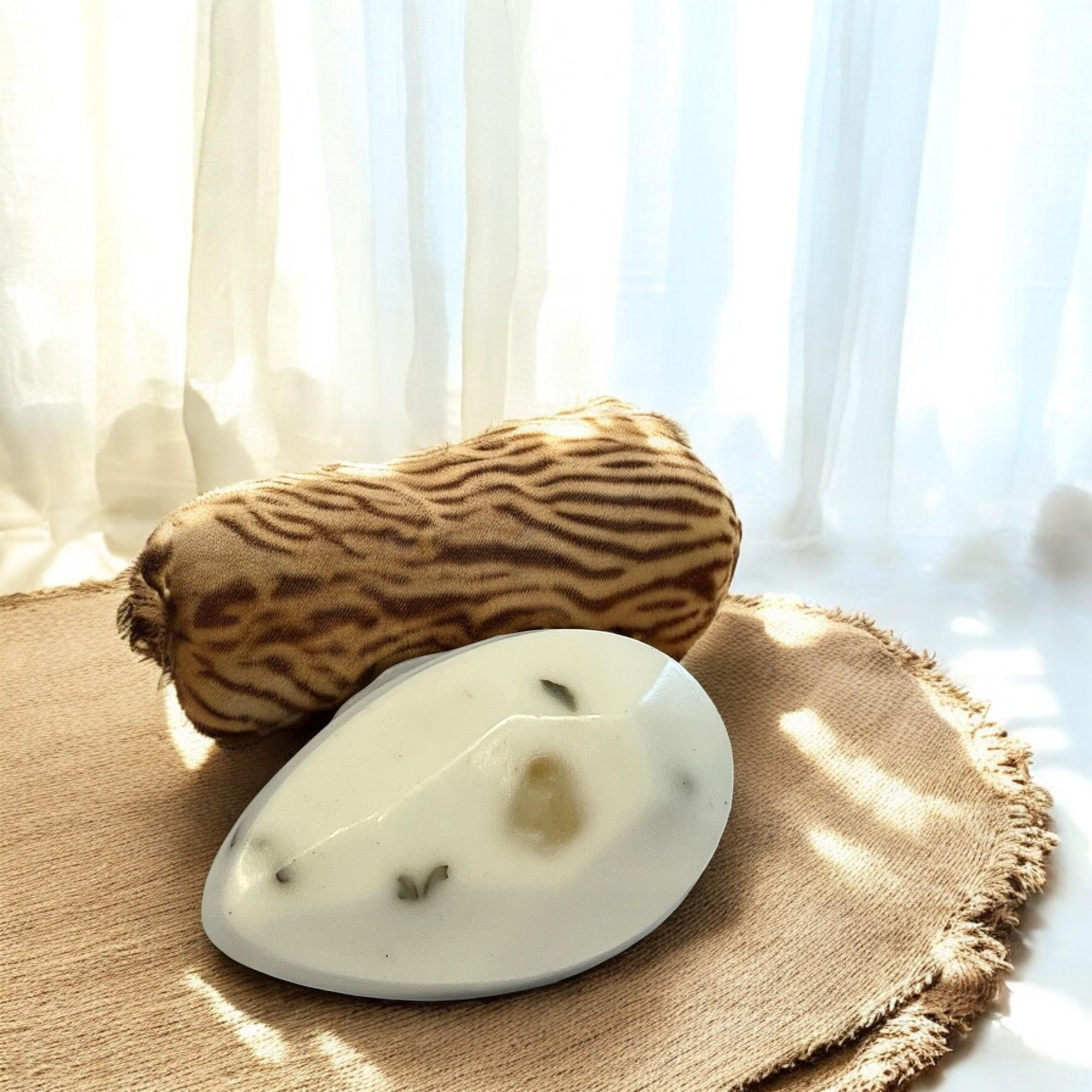 Leaf of Life Crystal Infused Soap, Herbal Wellness Gift - Winterberry Hearth