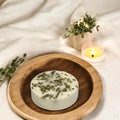 Leaf of Life Round Soap Bar: Plant-Based Miracle Leaf Skincare - Winterberry Hearth