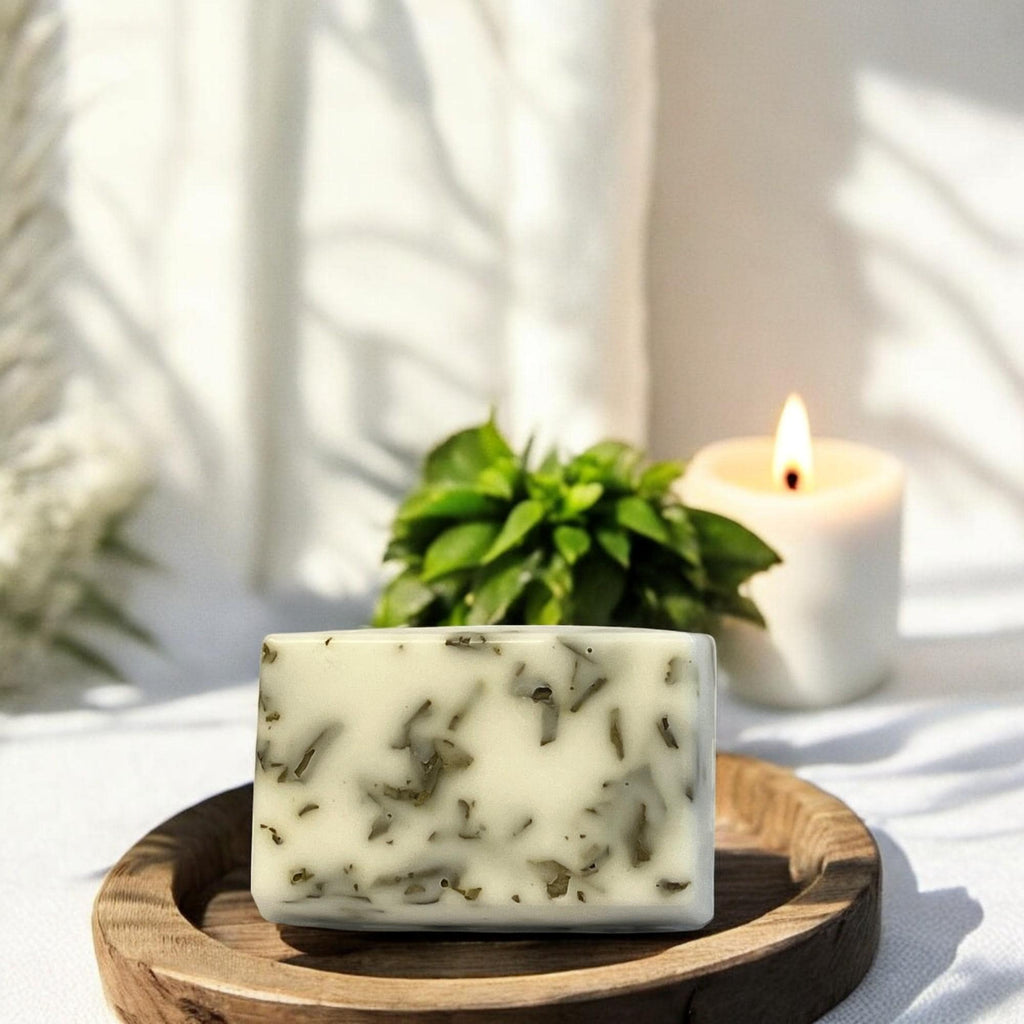 Leaf of Life Soap Bar: Miracle Leaf Plant Based Triple Butter or Goats Milk - Winterberry Hearth
