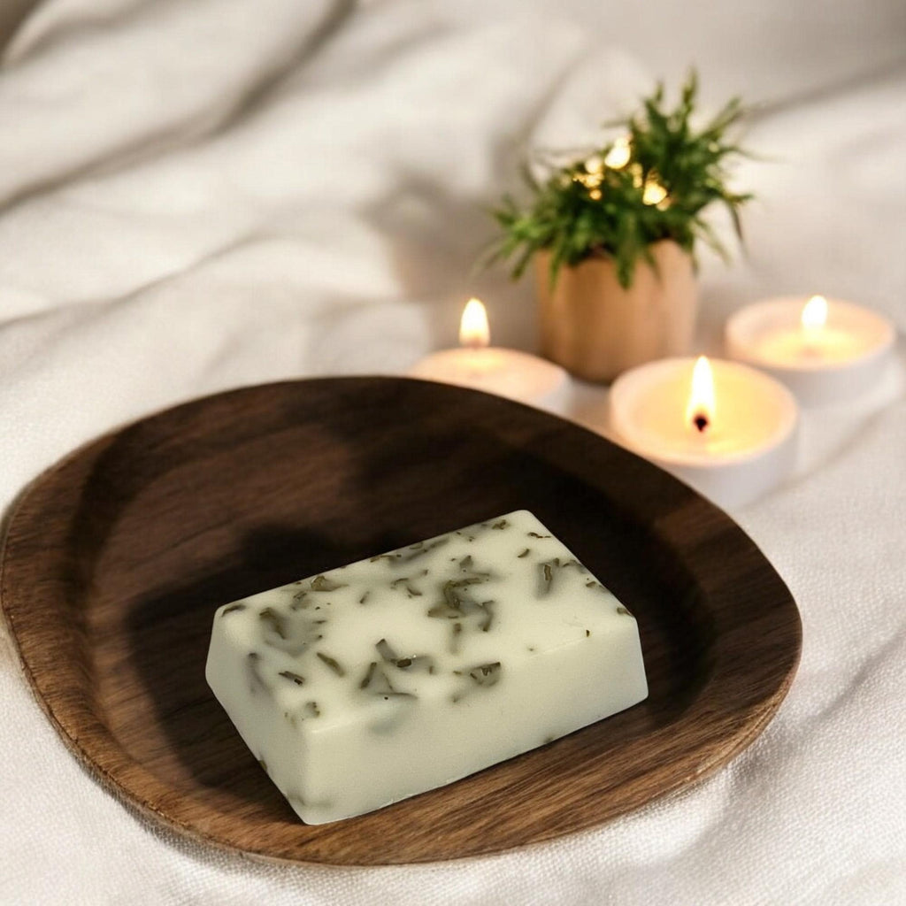 Leaf of Life Soap Bar: Miracle Leaf Plant Based Triple Butter or Goats Milk - Winterberry Hearth