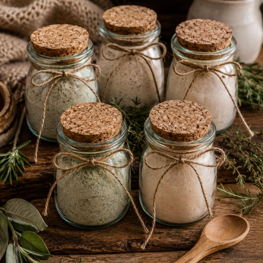 Lemon Basil Herb Salt, Citrus Garden Seasoning Blend, Seafood Chicken Vegetable Spice Dry Rub - Winterberry Hearth