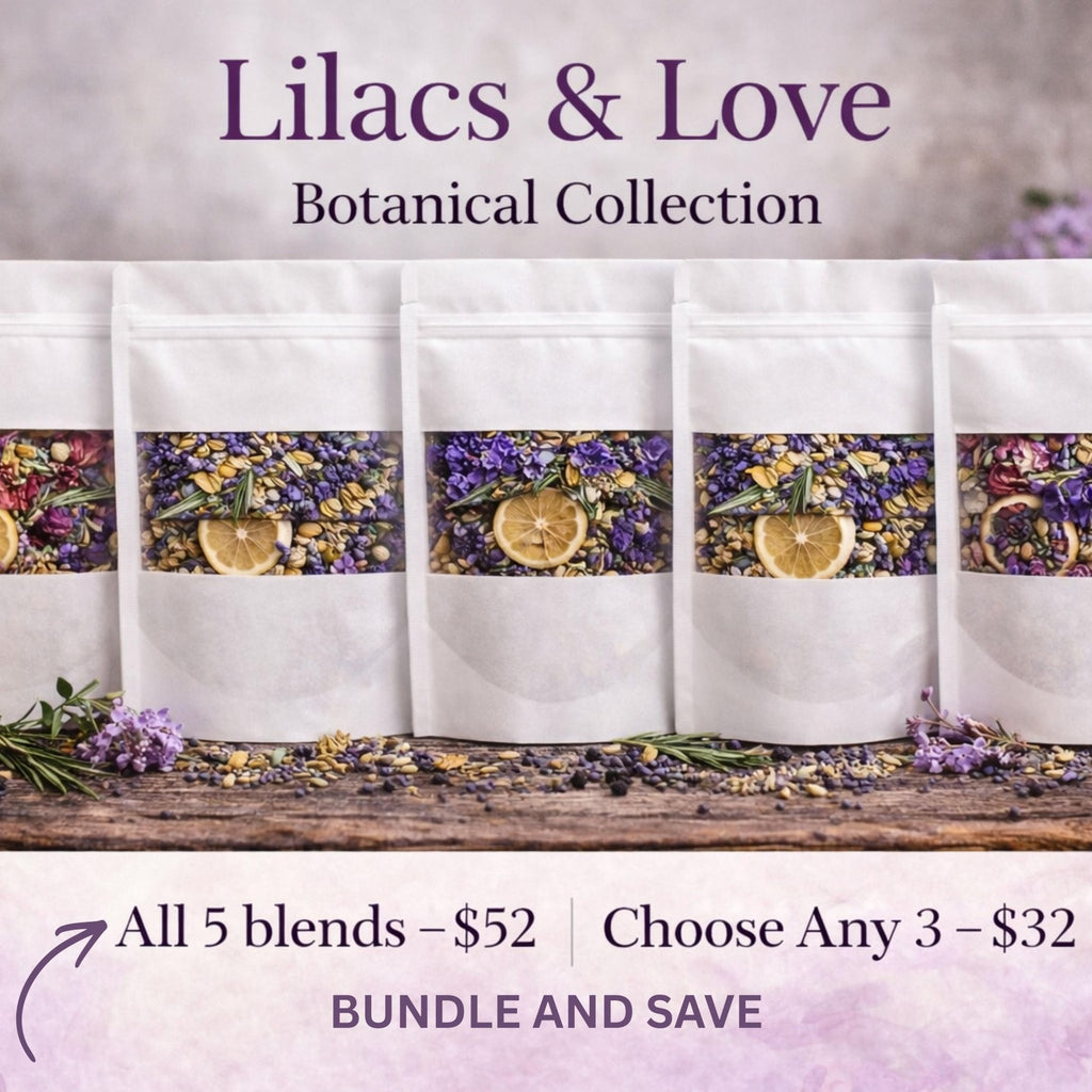 Lilacs and Love Garden Romance Simmer Pot, Floral Stovetop Potpourri, Botanical Home Fragrance - Winterberry Hearth