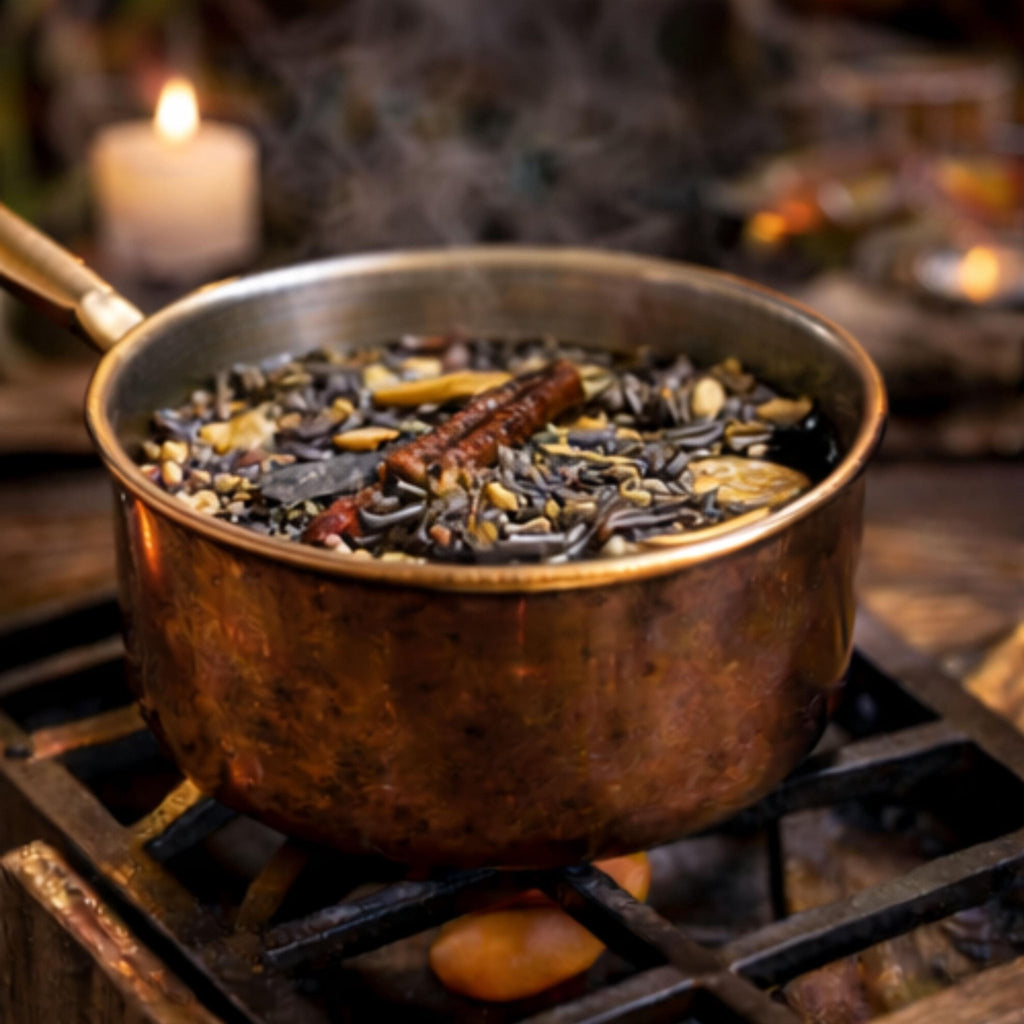 Lunar Simmer Pot Ritual Blend, Full Moon Monthly Intention Stovetop Potpourri - Winterberry Hearth