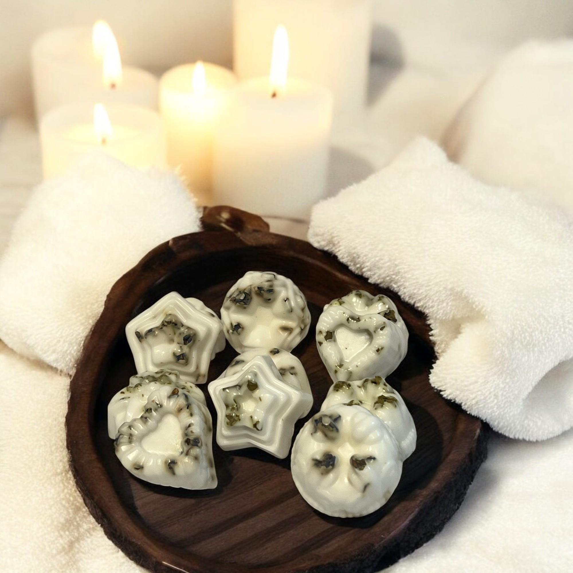 Miracle Leaf Small Body Soap Set of 10, Intentional Skincare Gifts - Winterberry Hearth