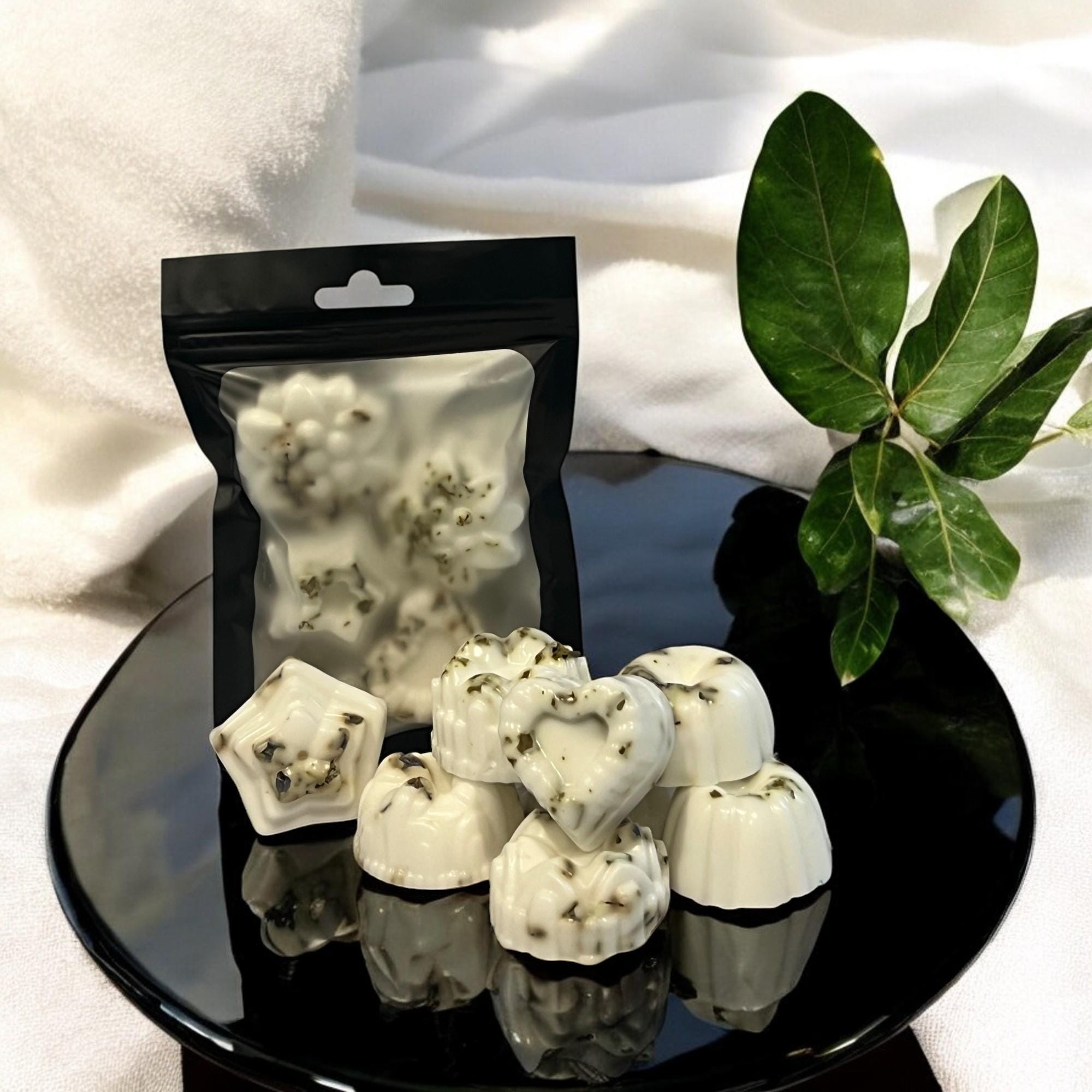 Miracle Leaf Small Body Soap Set of 10, Intentional Skincare Gifts - Winterberry Hearth