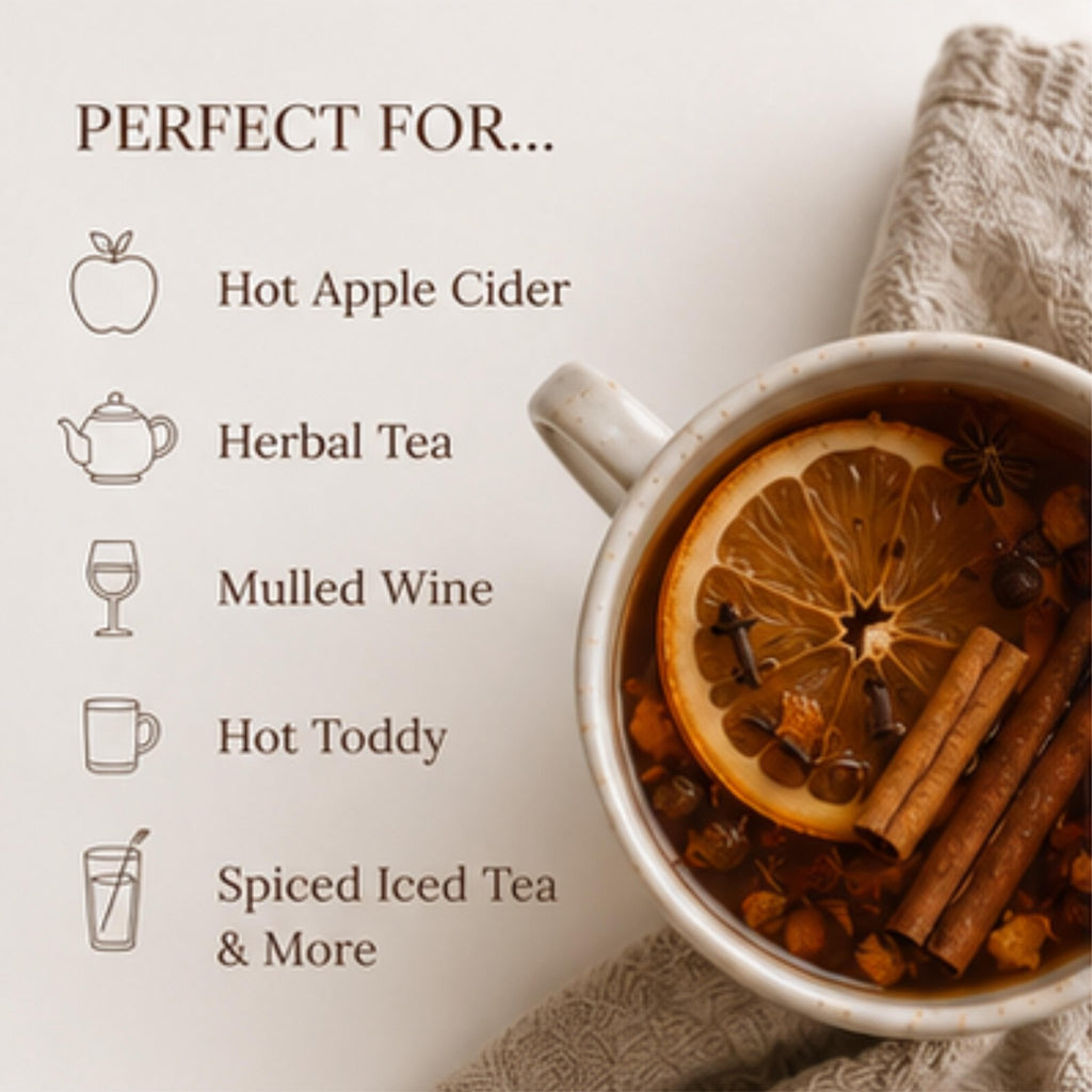 Mulling Spice Collection, Mulled Wine Drink Set, Apple Cider Kit - Winterberry Hearth