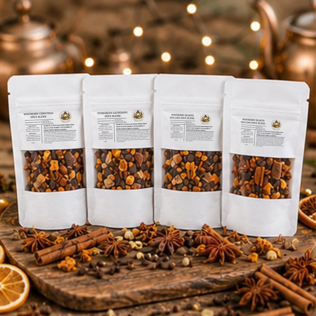 Mulling Spice Collection, Mulled Wine Drink Set, Apple Cider Kit - Winterberry Hearth