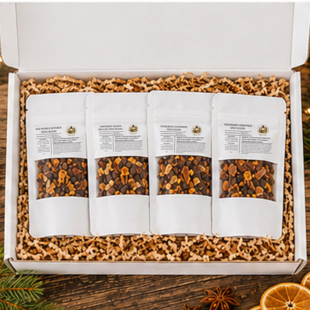 Mulling Spice Collection, Mulled Wine Drink Set, Apple Cider Kit - Winterberry Hearth