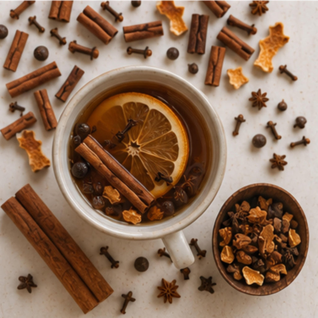 Mulling Spice Mulled Wine and Tea Infusion, Apple Cider Seasoning Kit - Winterberry Hearth