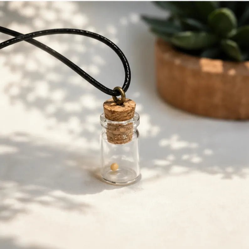 Mustard Seed of Faith Necklace, Scripture Jewelry Gift for Women - Winterberry Hearth
