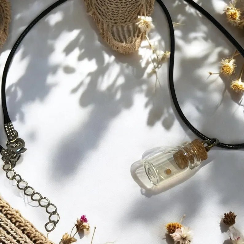 Mustard Seed of Faith Necklace, Scripture Jewelry Gift for Women - Winterberry Hearth