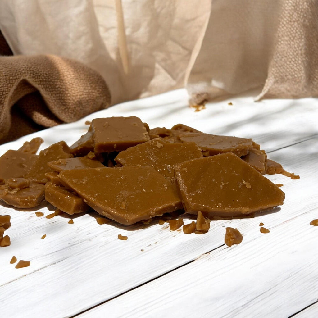 Old Fashioned English Butter Toffee Candy, Crunchy Caramelized Gourmet Sweets, Handmade Nostalgic Gift - Winterberry Hearth