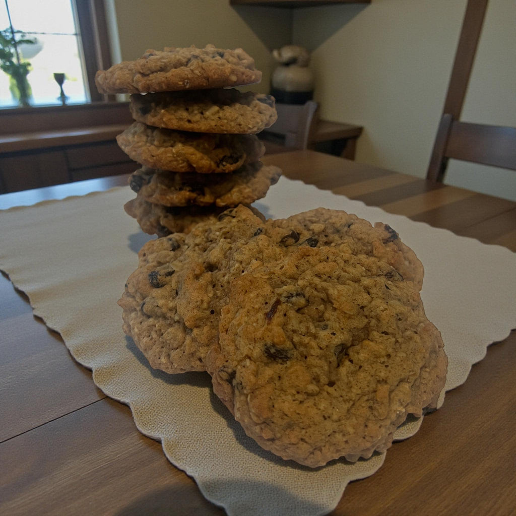 Old Fashioned Oatmeal Raisin Cookies, Homemade Baked from Scratch - Winterberry Hearth