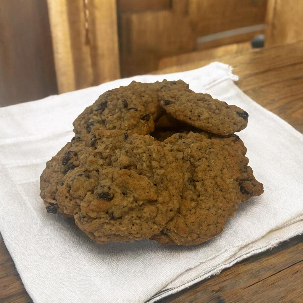 Old Fashioned Oatmeal Raisin Cookies, Homemade Baked from Scratch - Winterberry Hearth