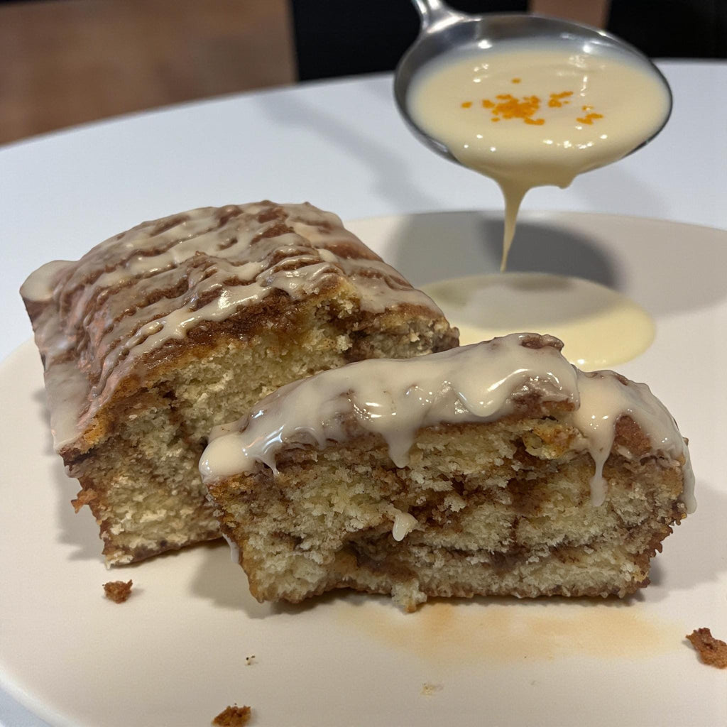 Orange Glazed Cinnamon Roll Bread: Old Fashioned Breakfast Loaf - Winterberry Hearth