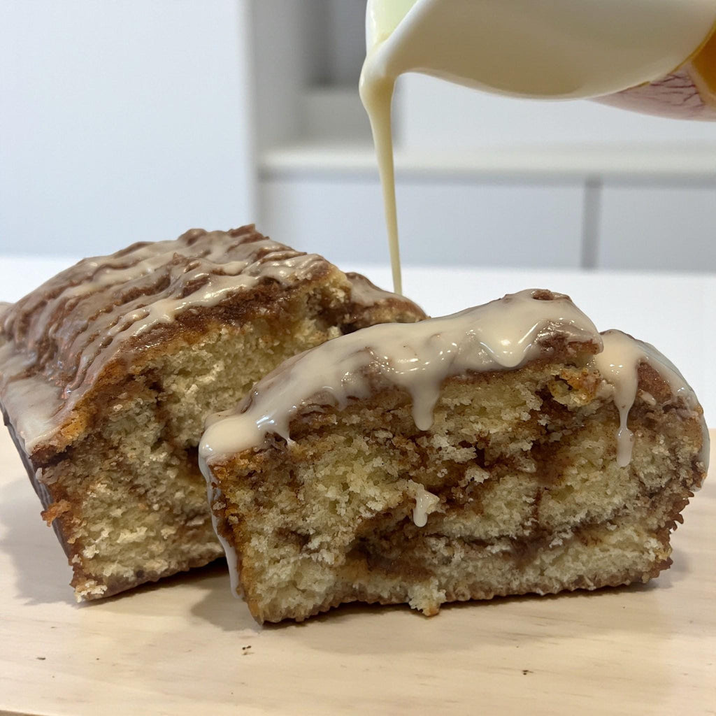 Orange Glazed Cinnamon Roll Bread: Old Fashioned Breakfast Loaf - Winterberry Hearth