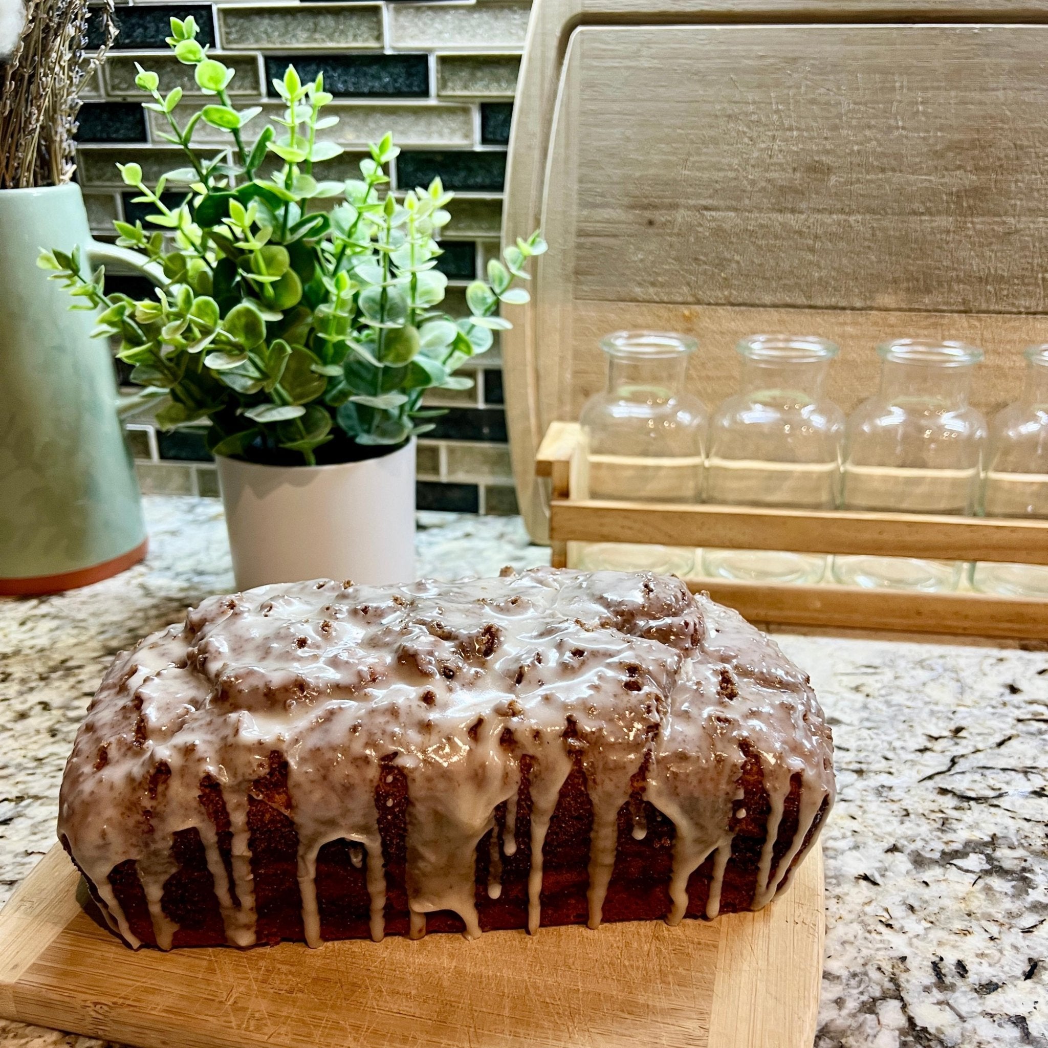 Orange Glazed Cinnamon Roll Bread: Old Fashioned Breakfast Loaf - Winterberry Hearth