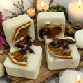 Orange & Star Anise Soy Wax Melt Cubes: Herb Infused Home Fragrance - Winterberry Hearth