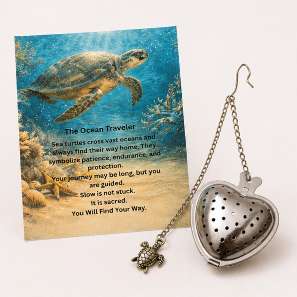 Owl Tea Infuser, Wisdom Gift, Loose Leaf Steeper, Stainless Steel - Winterberry Hearth