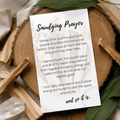 Palo Santo Smudging Prayer Card: Cleansing Ritual Instructions (Digital Card Printable) - Winterberry Hearth