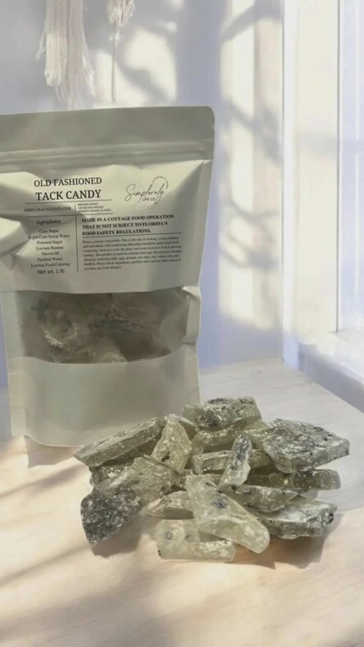 Lavender Hard Tack Candy, Herb Infused Nostalgic Rock Candy Cocktail Garnish