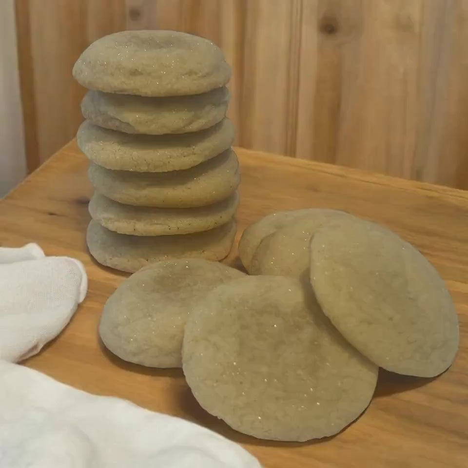 Classic Sugar Cookies, Chocolate Glaze Drizzle, Homemade Bakery Cookies, Gourmet Gift, Fresh Baked Treats