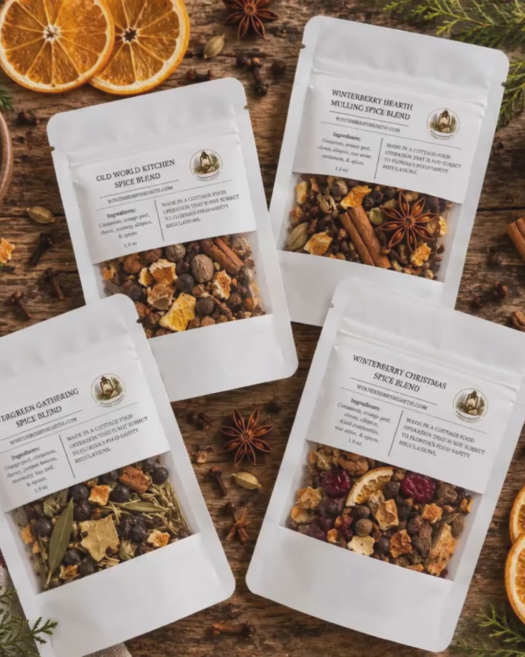 Mulling Spice Collection, Mulled Wine Drink Set, Apple Cider Kit