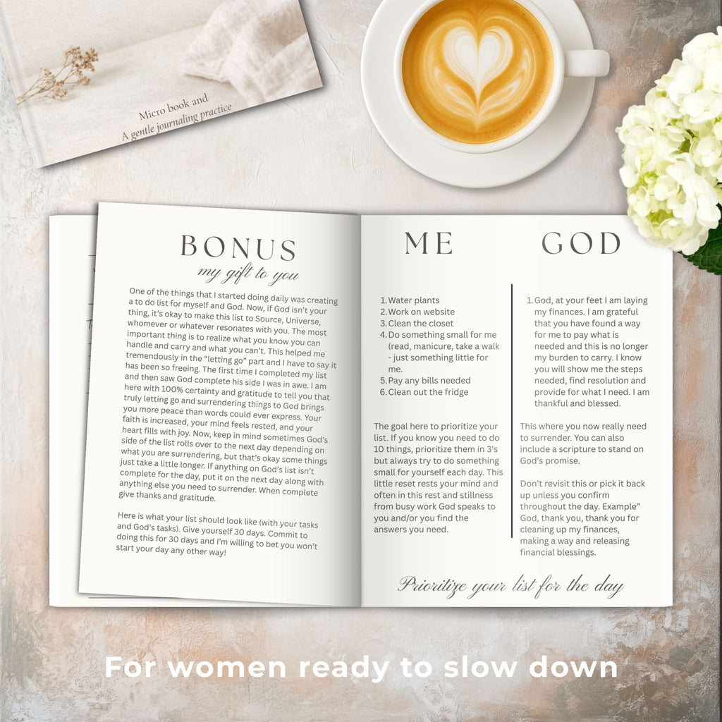 R A 7-Day Return to What Matters Guided Reset Journal & Micro eBook - Winterberry Hearth