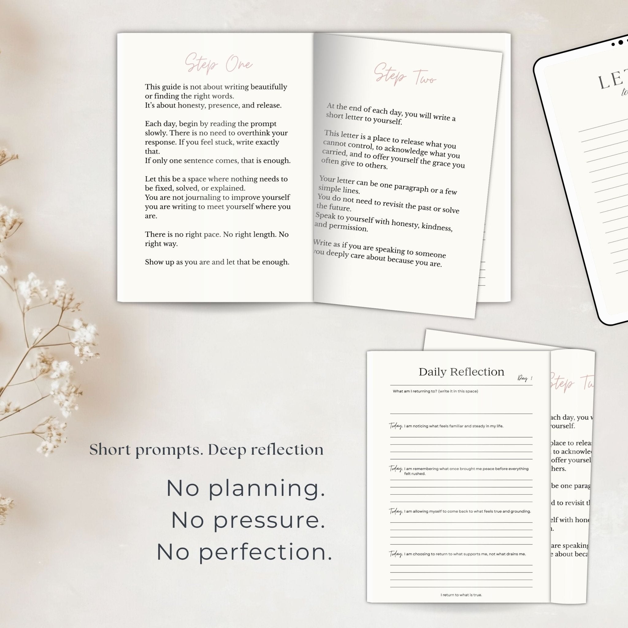 R A 7-Day Return to What Matters Guided Reset Journal & Micro eBook - Winterberry Hearth