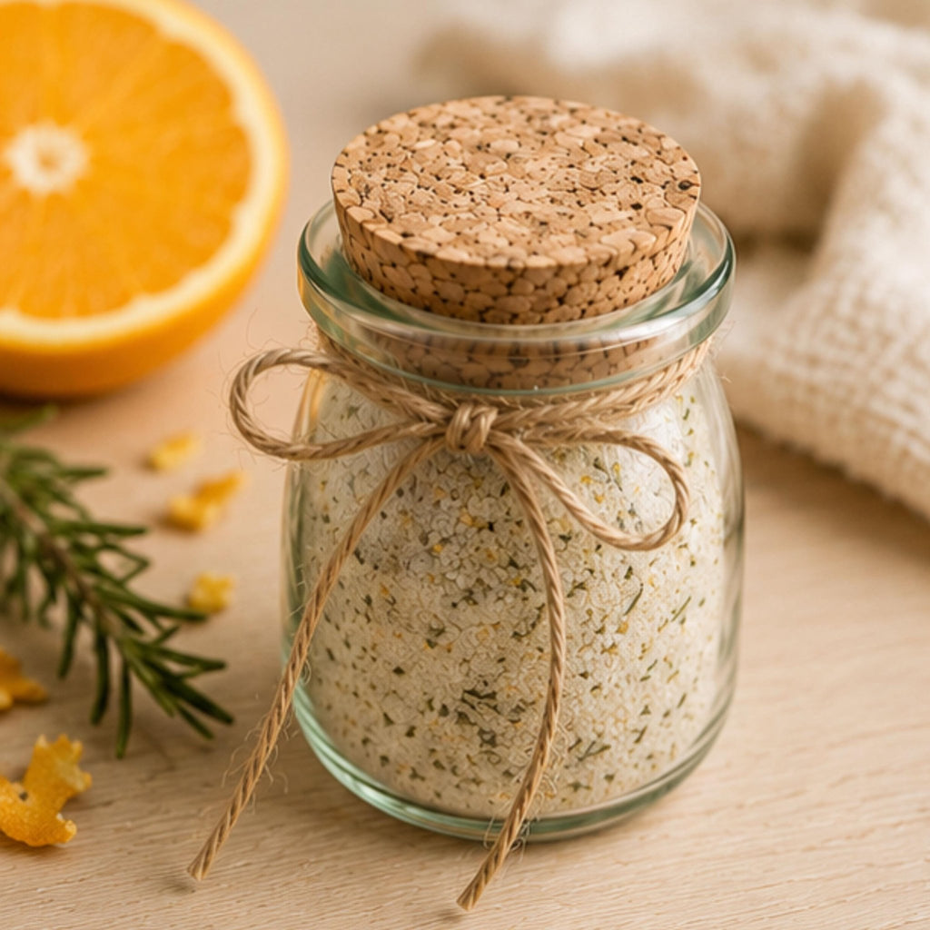 Rosemary Orange Salt, Citrus Herb Seasoning, Small Batch Gourmet Cooking Spice - Winterberry Hearth