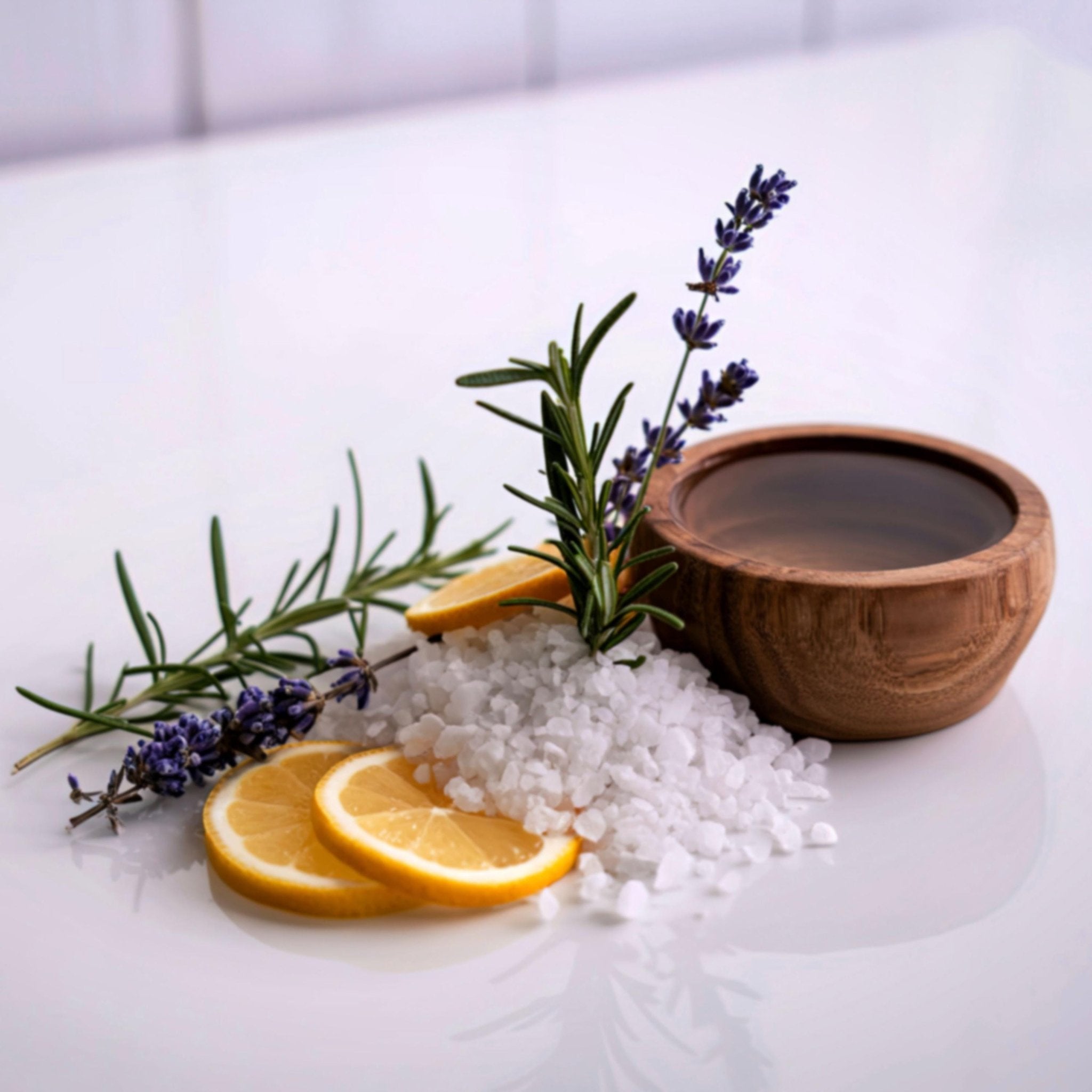 Rosemary Salt, Gourmet Herb Finishing Salt for Potatoes, Steak, Bread, Everyday Cooking - Winterberry Hearth