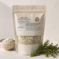 Rosemary Thyme Salt Gourmet Blend, Savory Cooking Seasoning, Finishing Salt for Meat and Veggies - Winterberry Hearth