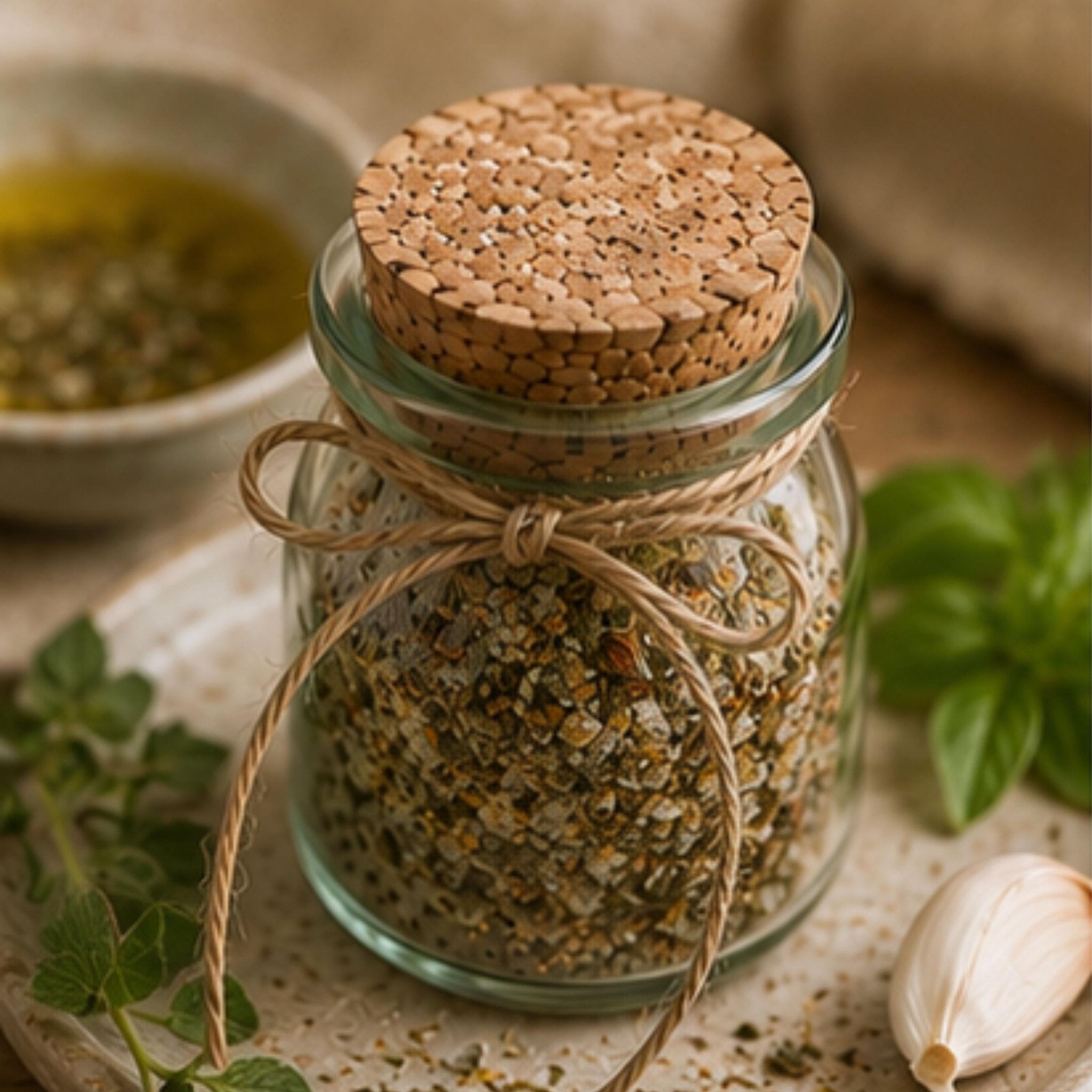 Rustic Bread Dip Mix, Olive Oil Seasoning, Garlic Herb Butter Blend, Gourmet Pantry Gift - Winterberry Hearth