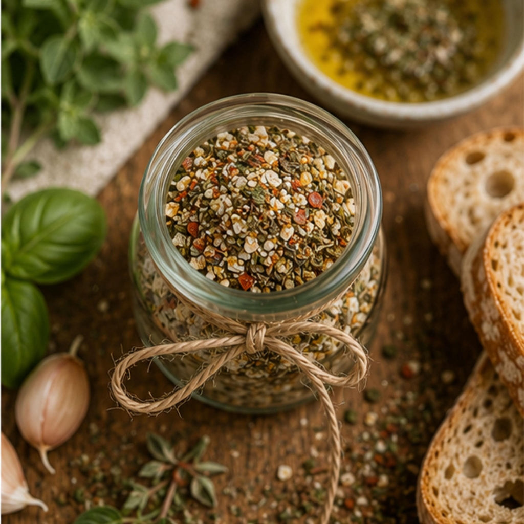 Rustic Bread Dip Mix, Olive Oil Seasoning, Garlic Herb Butter Blend, Gourmet Pantry Gift - Winterberry Hearth