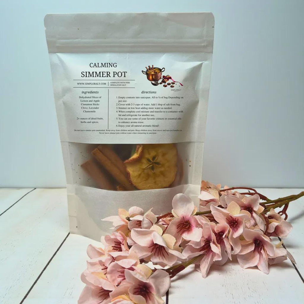 Slow Living Aromatherapy Simmer Pot Mix: Botanical Stovetop Potpourri Blend - Winterberry Hearth