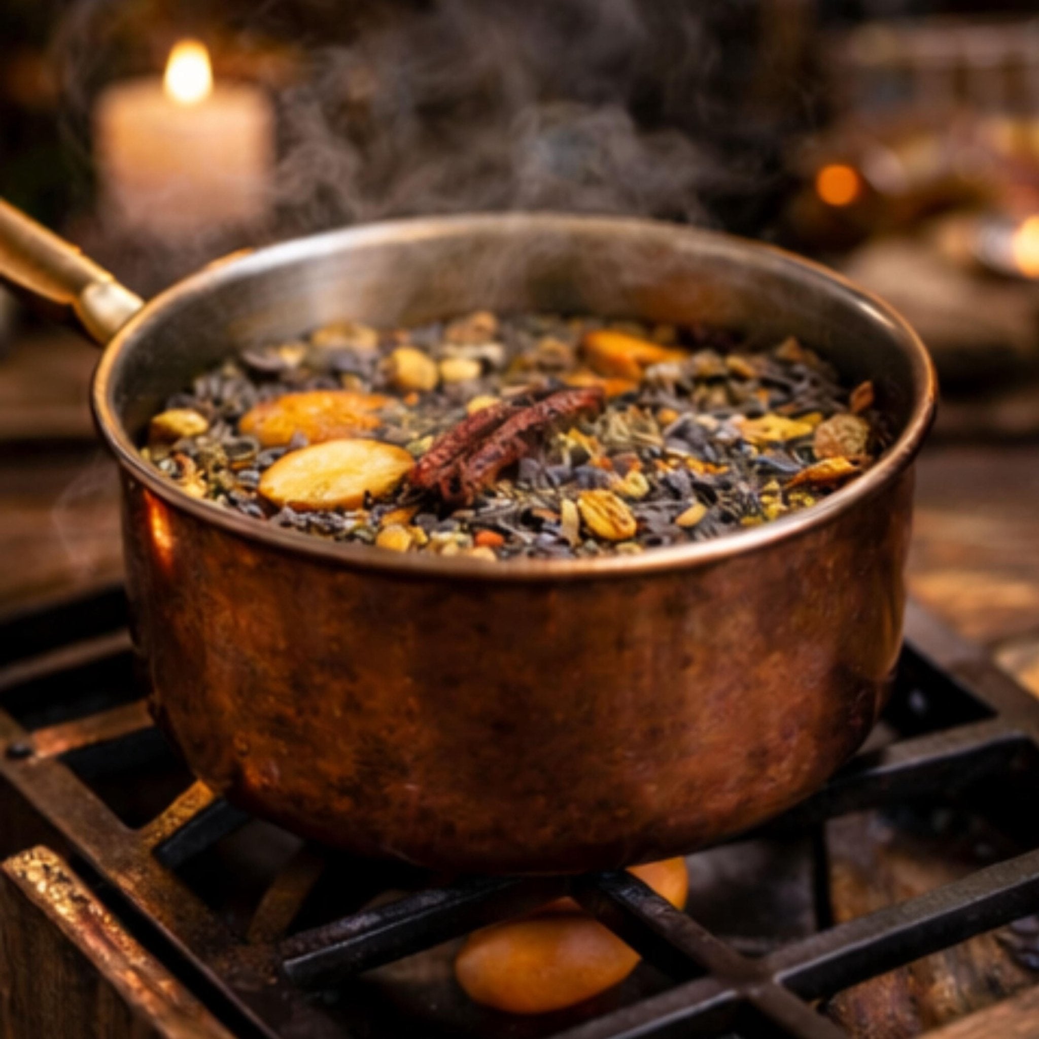 Slow Living Aromatherapy Simmer Pot Mix: Botanical Stovetop Potpourri Blend - Winterberry Hearth