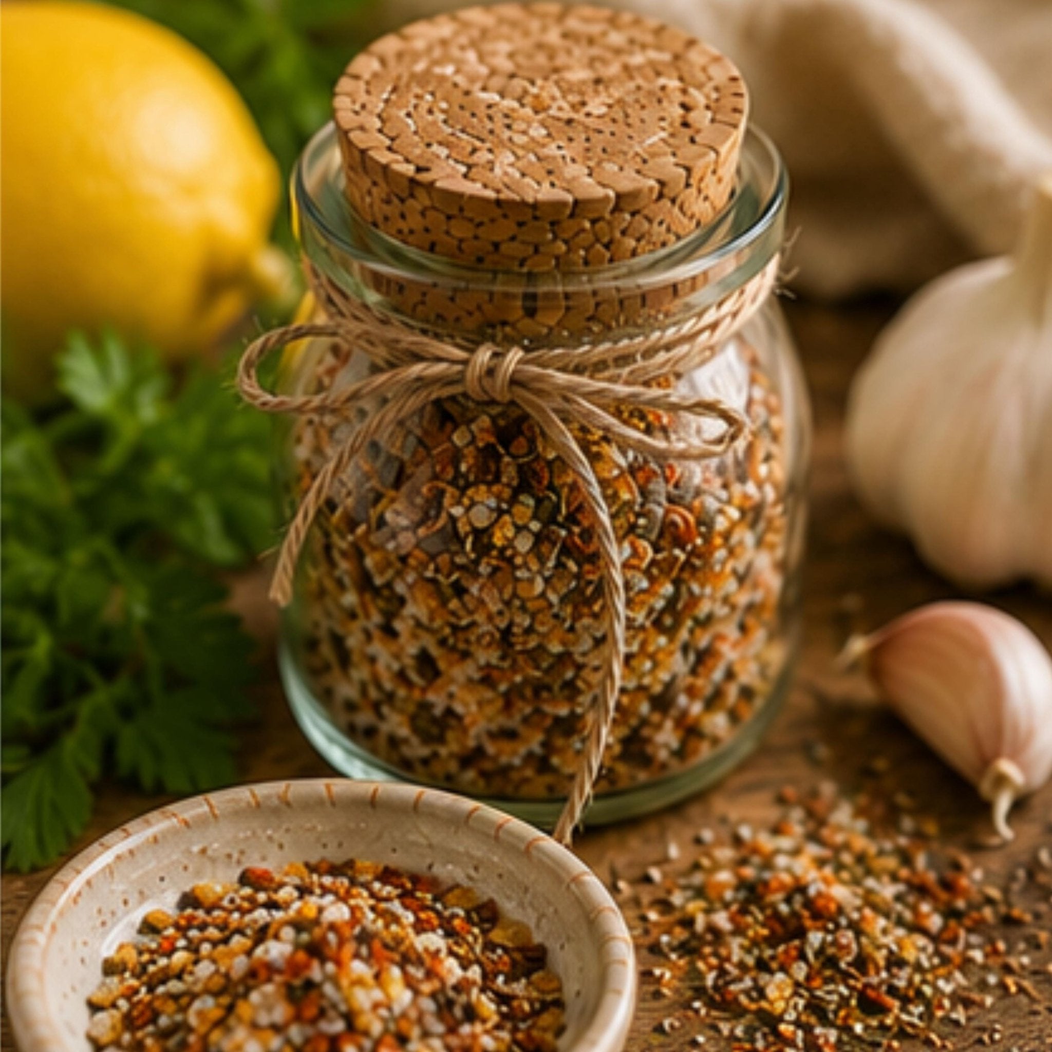 Smoked Citrus Pepper Salt, Steak Seasoning, Seafood Dry Marinade, Vegetable Topping, Gourmet Kitchen Gift - Winterberry Hearth