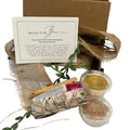 Spiritual Gift Box: Sage, Selenite, Palo Santo & Crystal Wax Melts - Winterberry Hearth